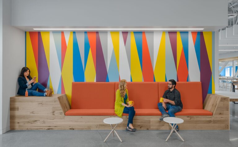 Wallcovering installation in San Jose.